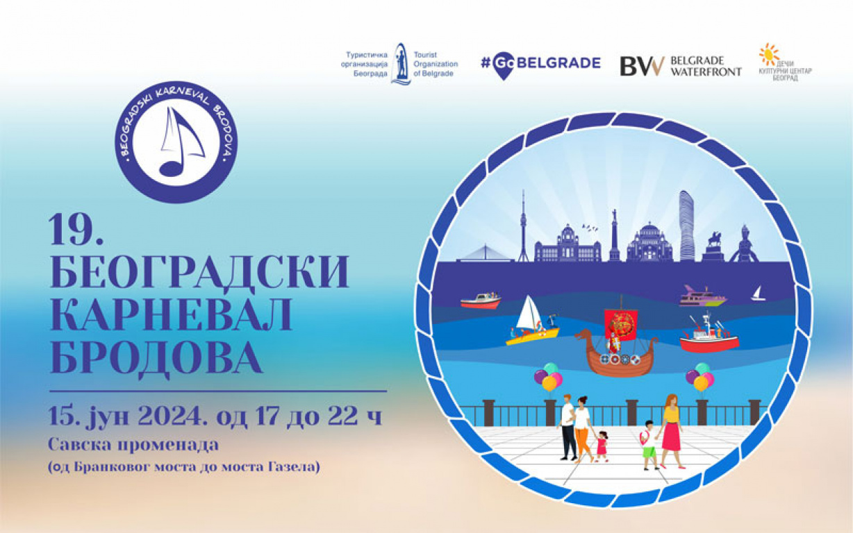 „Beogradski karneval brodova“ 15. juna na Sava promenadi
