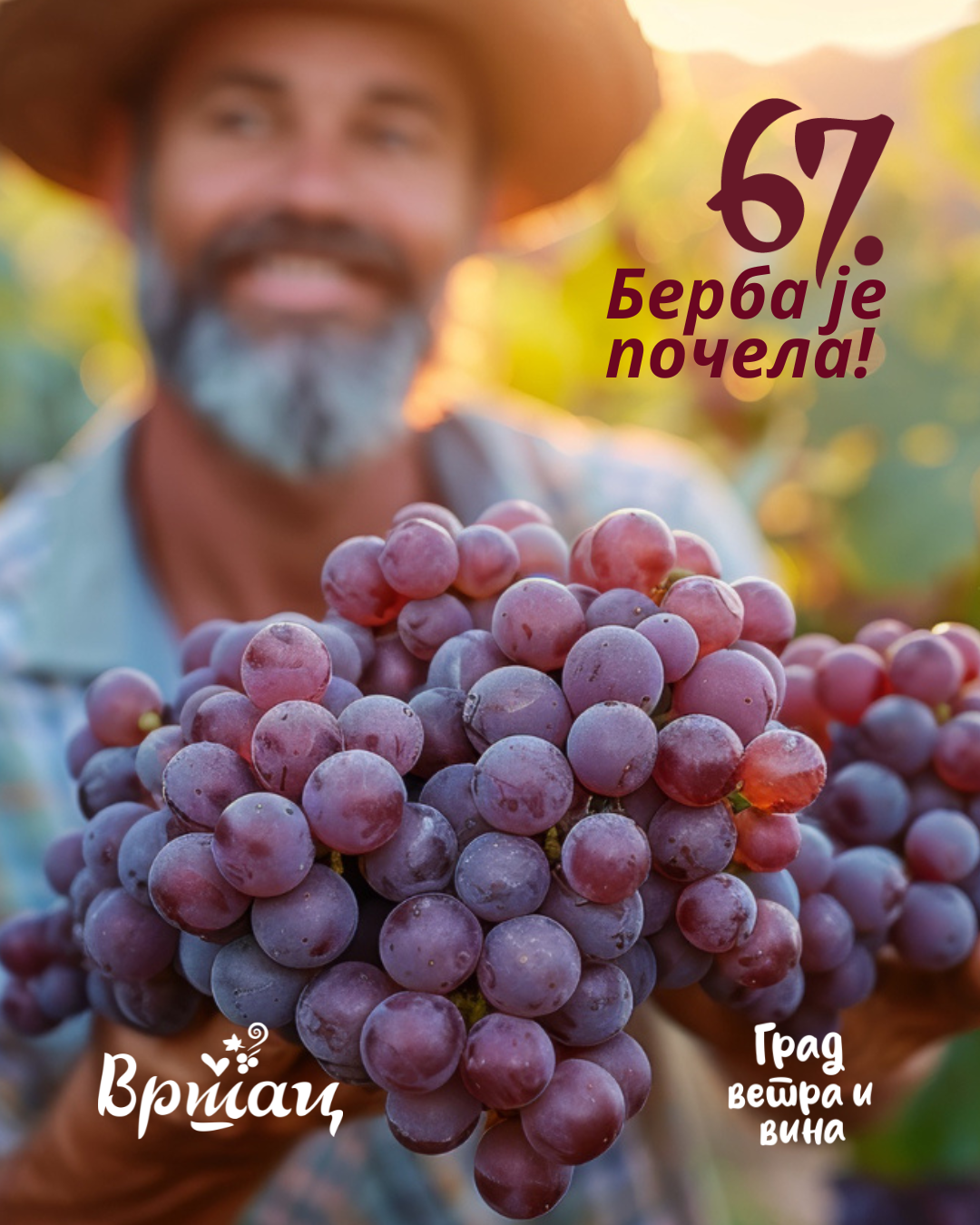 „Дани Бербе Грожђа – Вршац“, од 18. до 21. септембра 2025. године