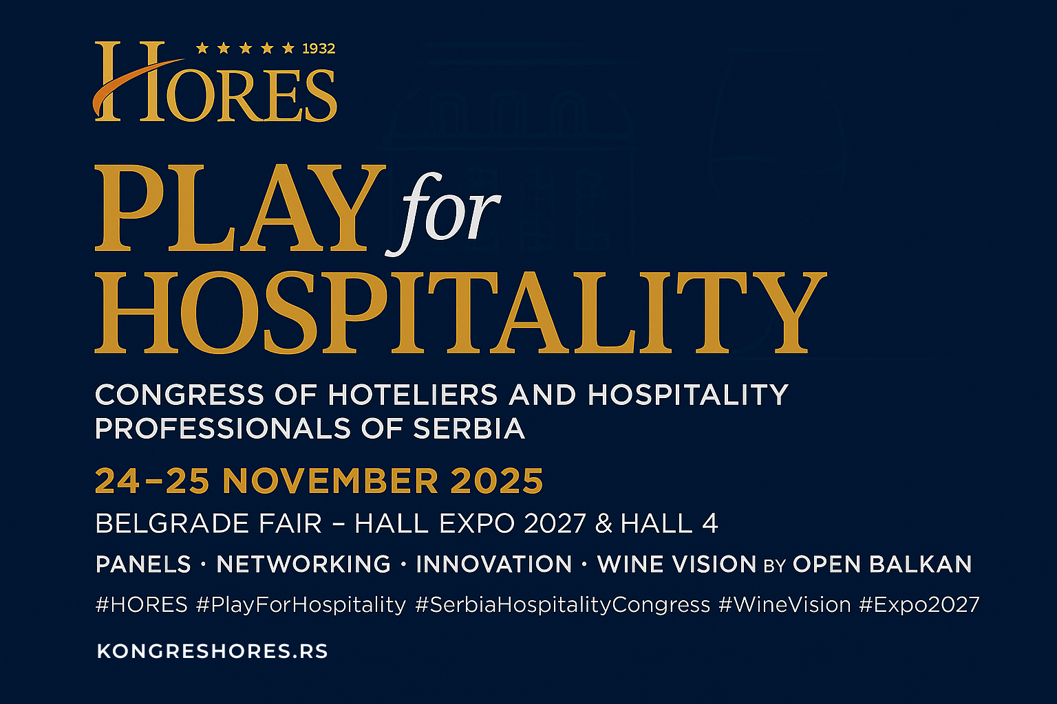 Конгрес хотелијера и угоститеља Србије 24. и 25. новембра на Београдском сајму