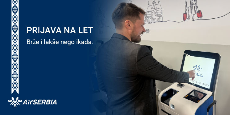„Ер Србија“ уводи самоуслужне аутомате за пријаву на лет и предају пртљага