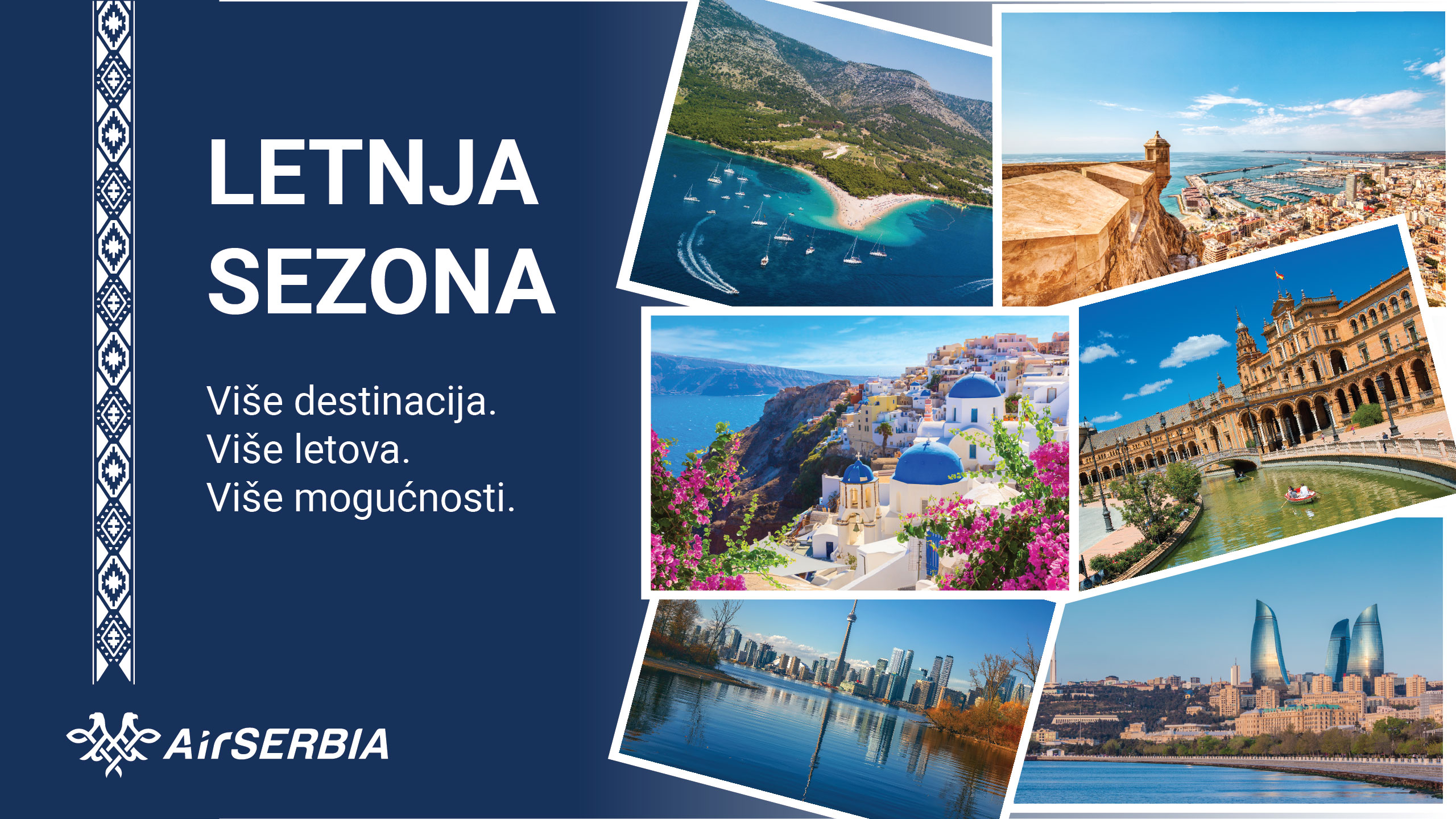 Летња сезона почиње: „Ер Србија“ лети на преко 100 светских дестинација