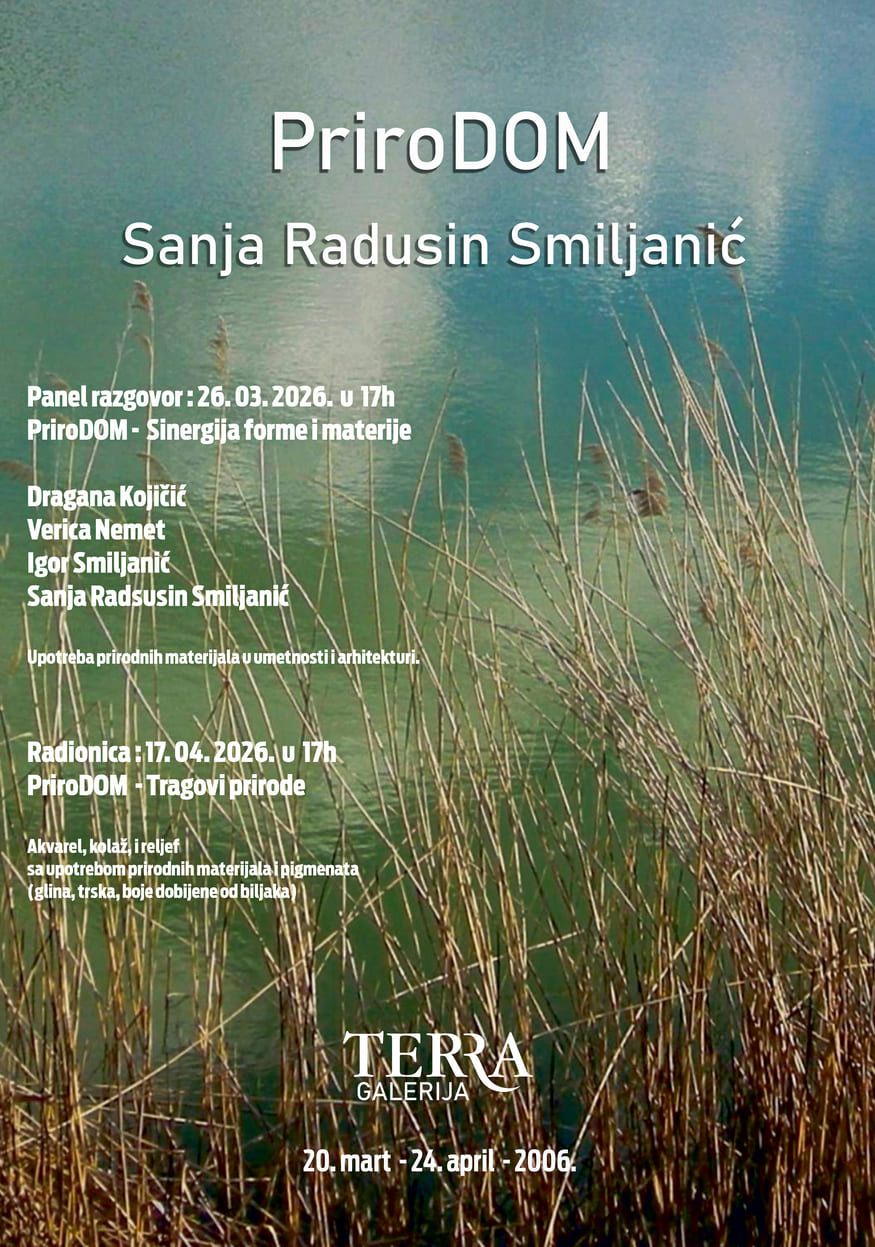 Отварање изложбе „ПрироДОМ” 20. марта у Галерији „ТЕРРА“ у Кикинди