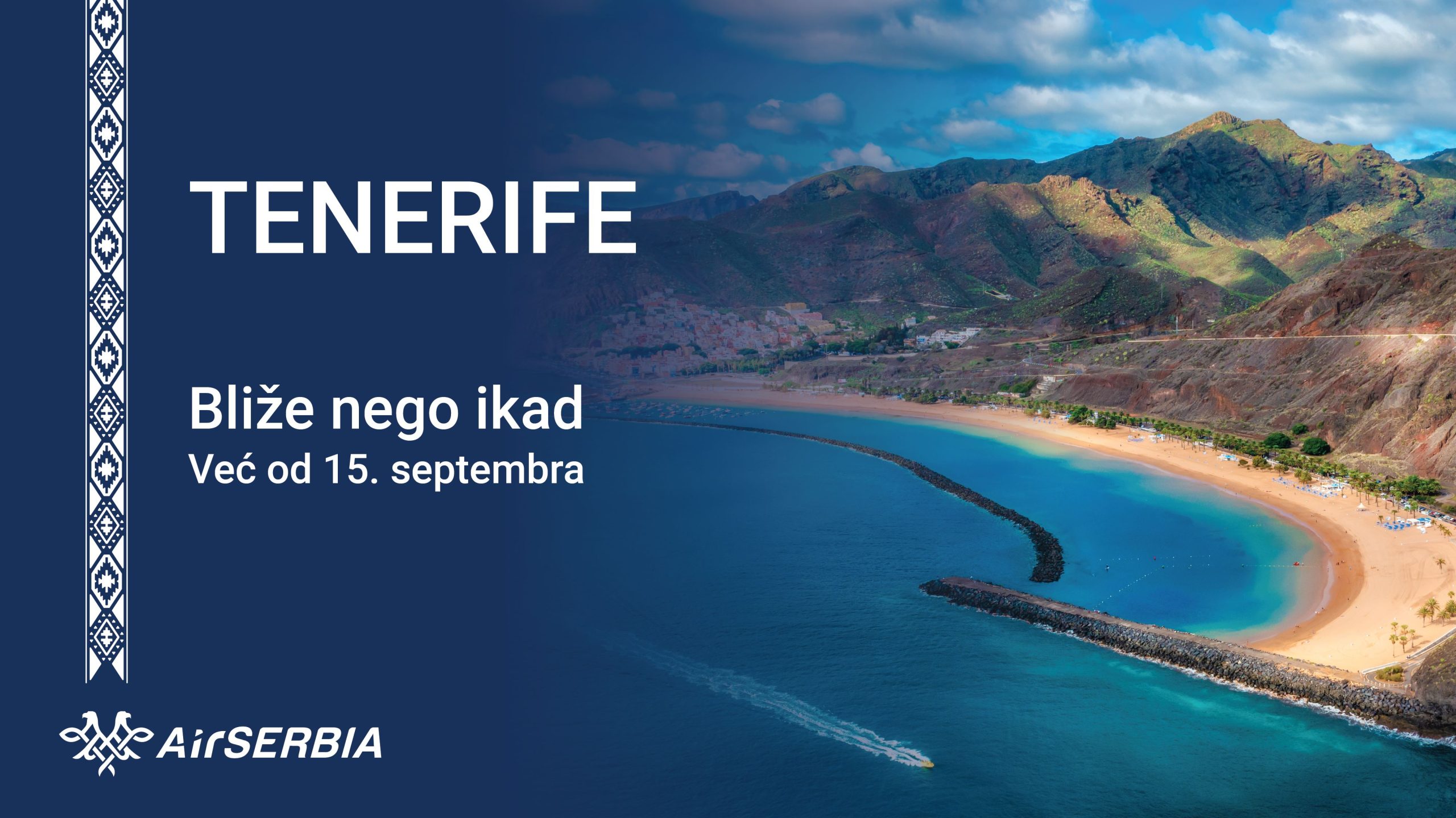 Велико интересовање путника: „Ер Србија“ већ од 15. септембра лети до острва Тенерифе