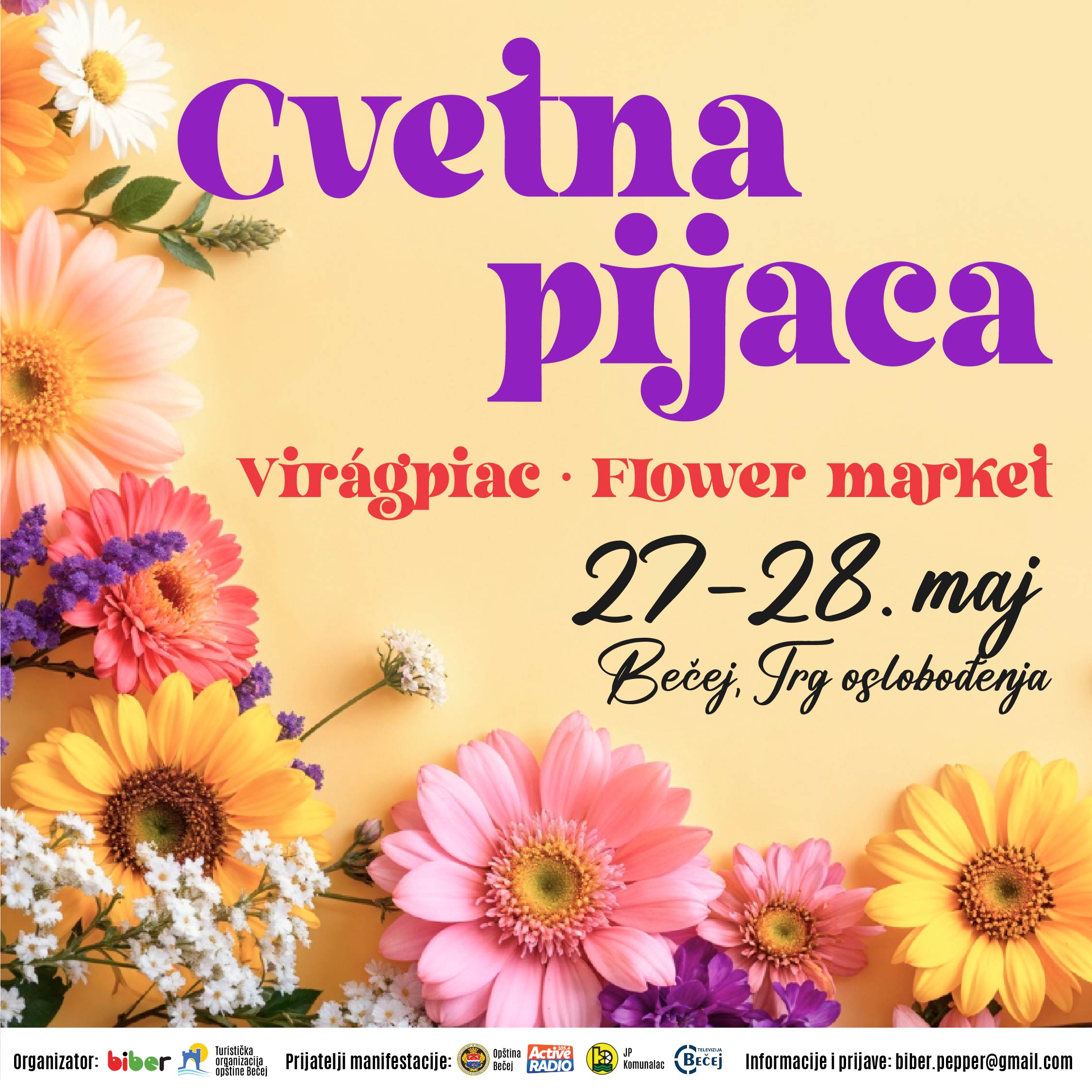 „Цветна пијаца“, „Ронђош маркет“ и „Ноћни маркет“ од 27. до 30. маја у Бечеју